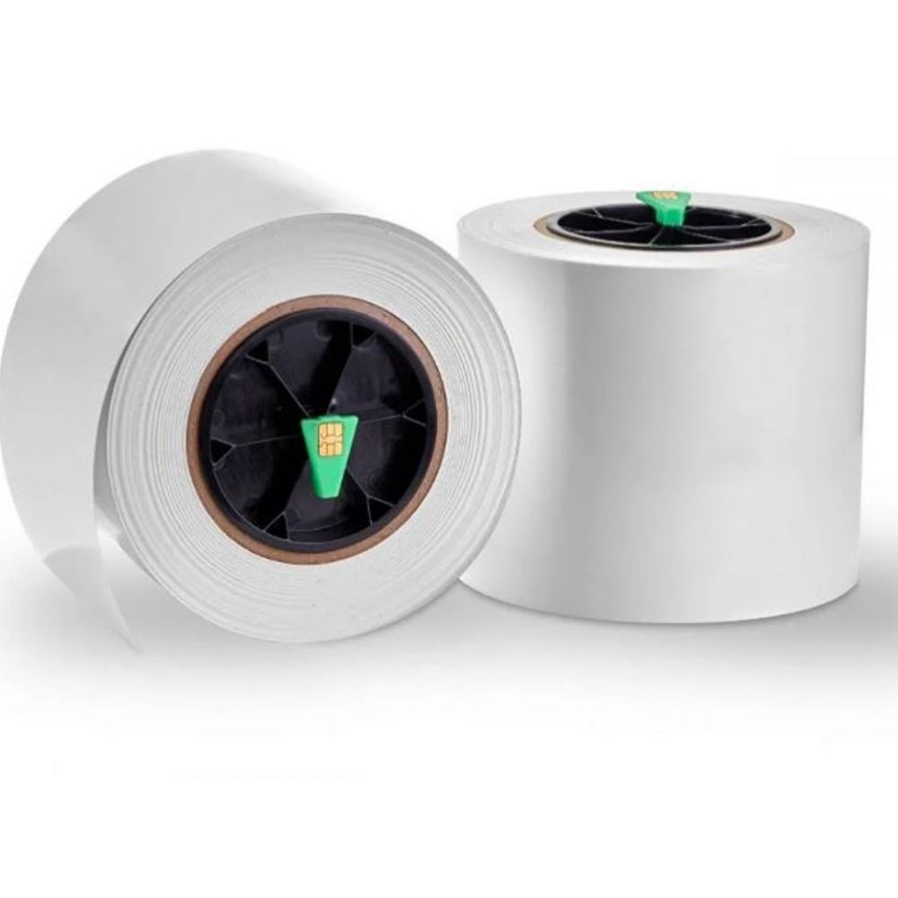 Economy White Matte BOPP Rolll for IColor 250 - Non Die Cut (4.72 in x 150 ft) (120mm x 46m) 1 Pack